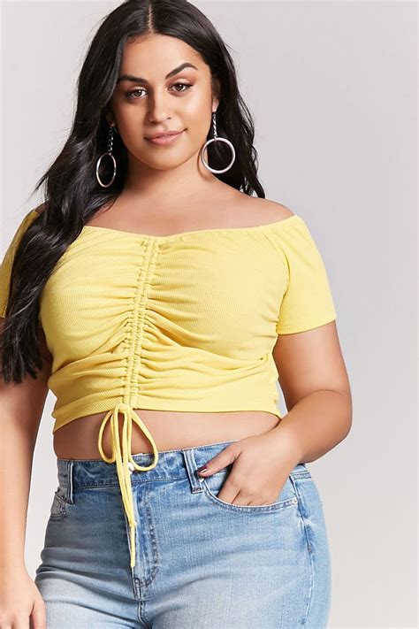 Plus Size Crop Tops